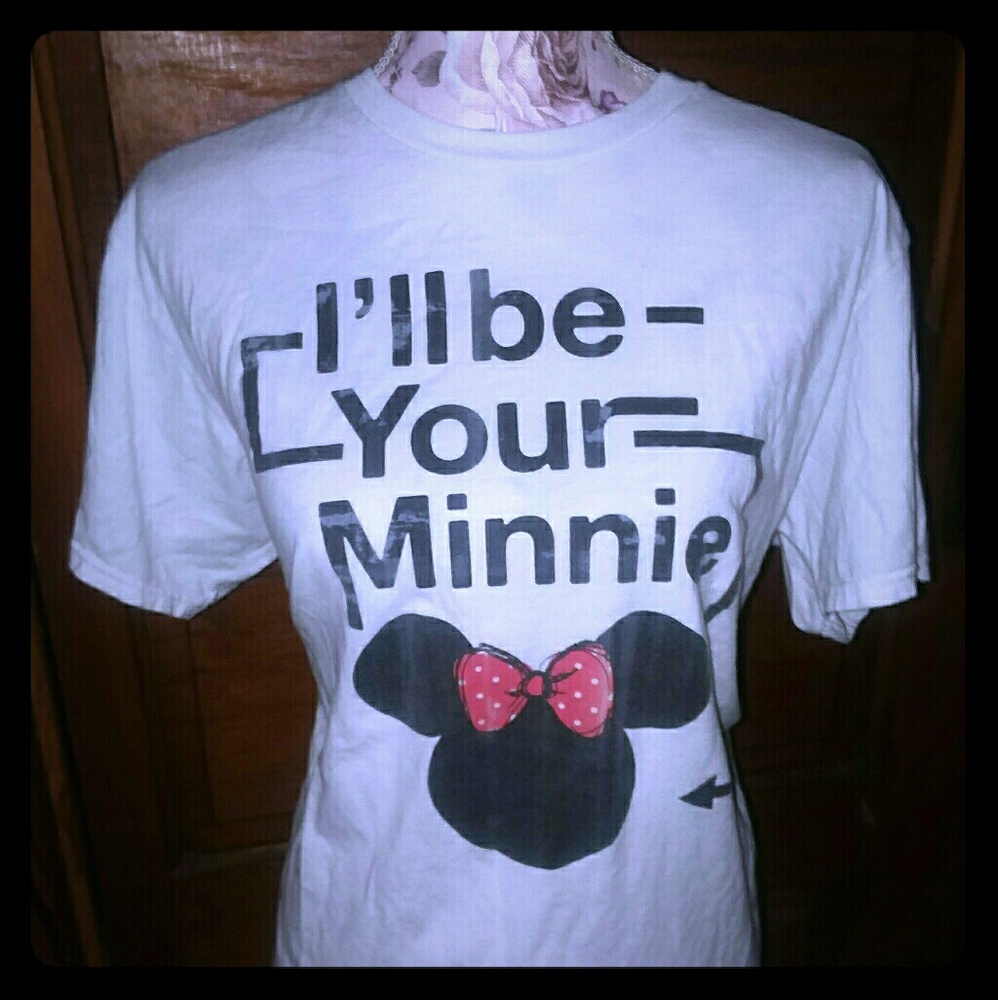 White Disney Minnie Mouse T-shirt